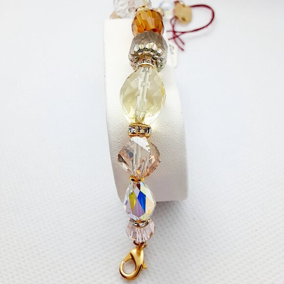 HOST PICK!! NEW Holly Yashi 7 - 7.5 inch faceted beaded bracelet - Picture 9 of 10